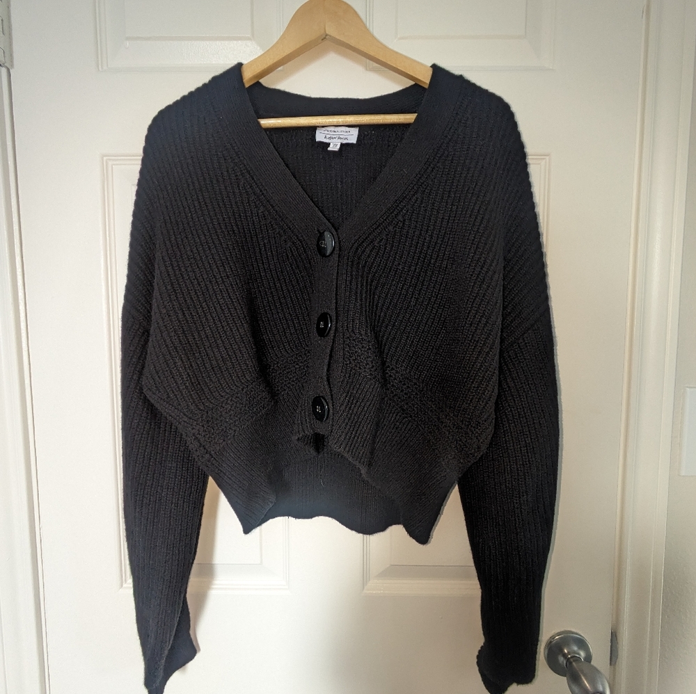& Other Stories Black Cardigan Sweater